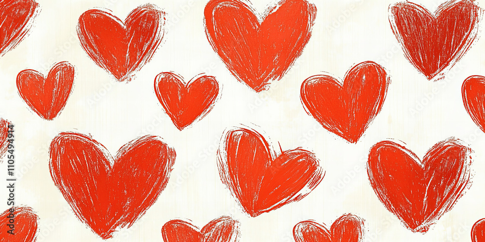 Abstract Red Heart Pattern with Rustic Grunge Texture, Romantic Valentine's Day Background for Artistic Designs, Greeting Cards, and Wedding Themes Abstract Red Heart Pattern with Rustic Grunge Texture, Romantic Valentine's Day Background for Artistic Designs, Greeting Cards, and Wedding Themes