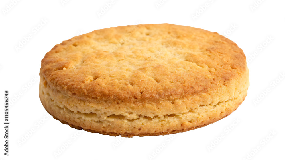A freshly baked, golden-brown biscuit, perfect for any meal A freshly baked, golden-brown biscuit, perfect for any meal