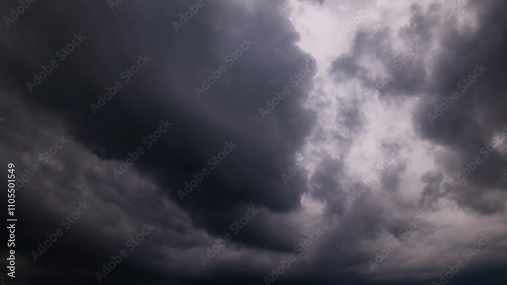 Time lapse, Dark sky with stormy clouds. Dramatic sky rain,Dark clouds before a thunder-storm. Time lapse, Dark sky with stormy clouds. Dramatic sky rain,Dark clouds before a thunder-storm.