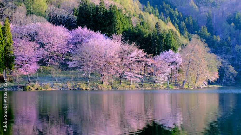 中綱湖の桜