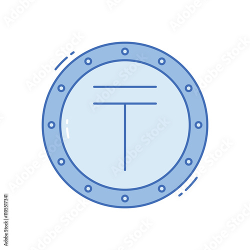 tenge vector icon