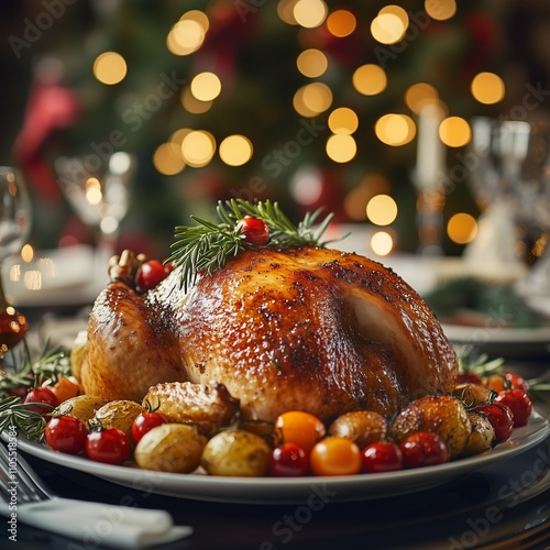 roasted chicken with vegetables