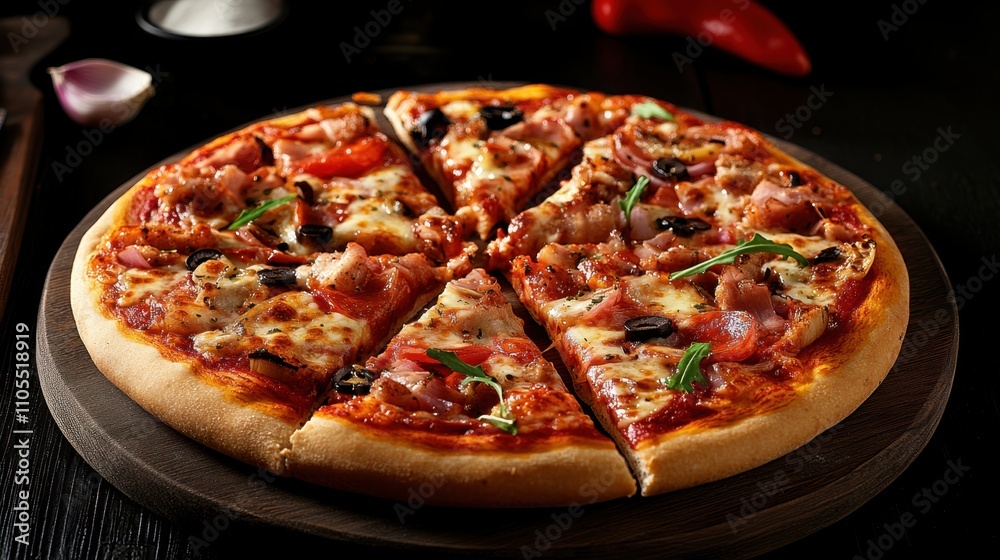The Delicious Fresh Pizza The Delicious Fresh Pizza