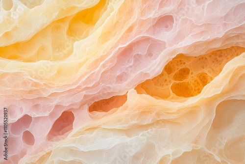 Captivating Cross section of a Skin Cell Revealing its Intricate Layers and Pores