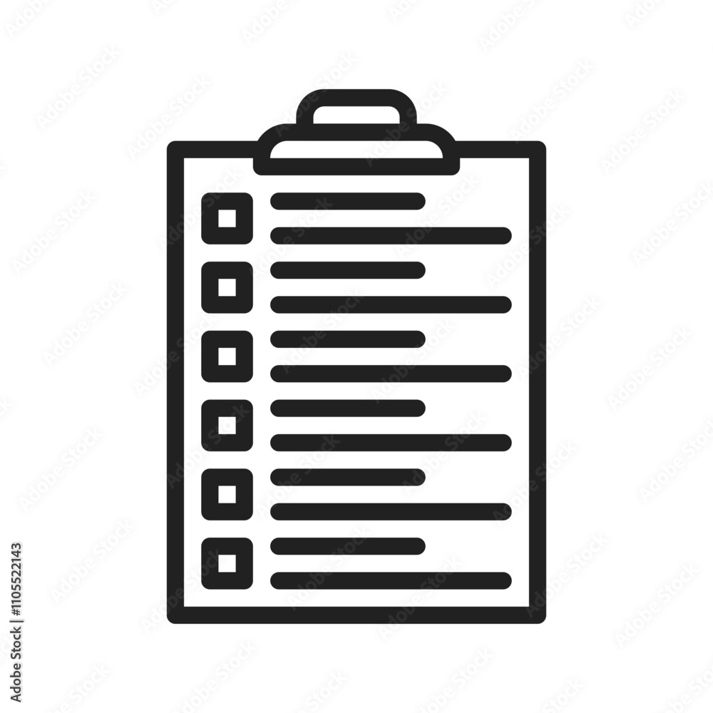 List icon vector image. Suitable for use on web apps, mobile apps, and print media. List icon vector image. Suitable for use on web apps, mobile apps, and print media.