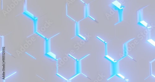 Abstract background crystal pattern of design 3d render