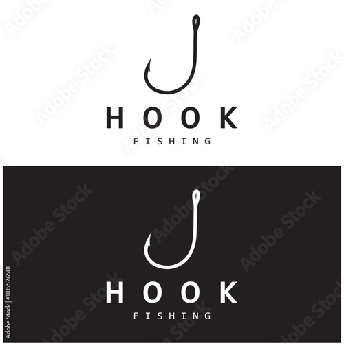 fishing hook logo design, fishing bait, fishing shop, tournament, angler, fishing community