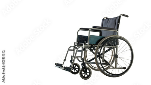 Wheelchair isolated on white background