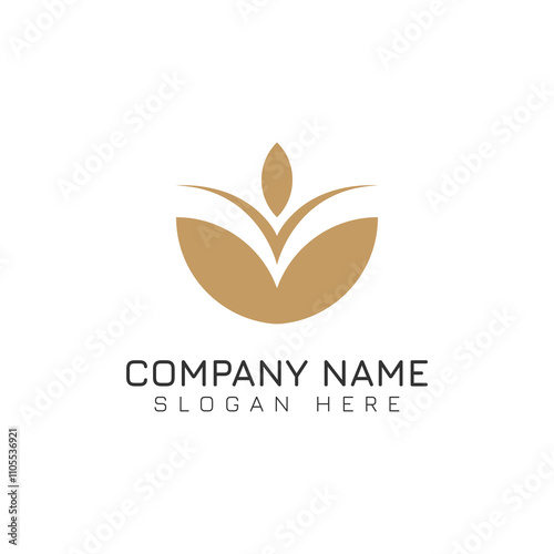 A simple nature abstract logo, maybe suitable for your business  and brand logo
