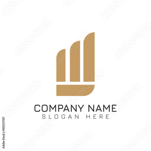 A simple abstract wing logo, maybe suitable for your company and brand logo