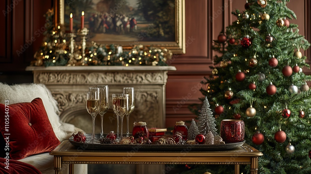 Ring in the New Year with festive cheer! Celebrate the transition from Christmas to the New Year against a backdrop of winter's embrace. Ring in the New Year with festive cheer! Celebrate the transition from Christmas to the New Year against a backdrop of winter's embrace.