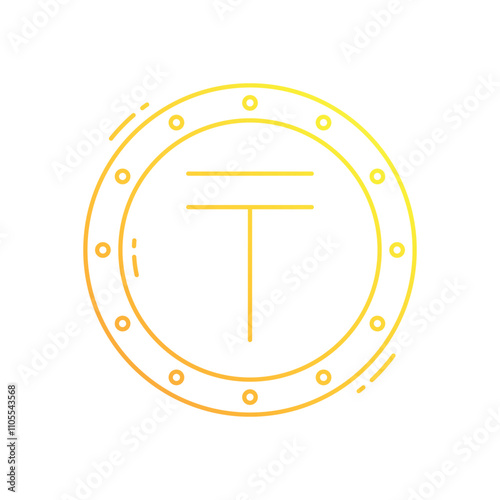 tenge vector icon