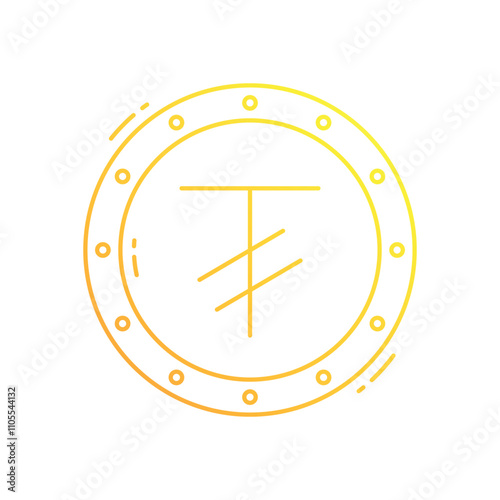 tugrik vector icon