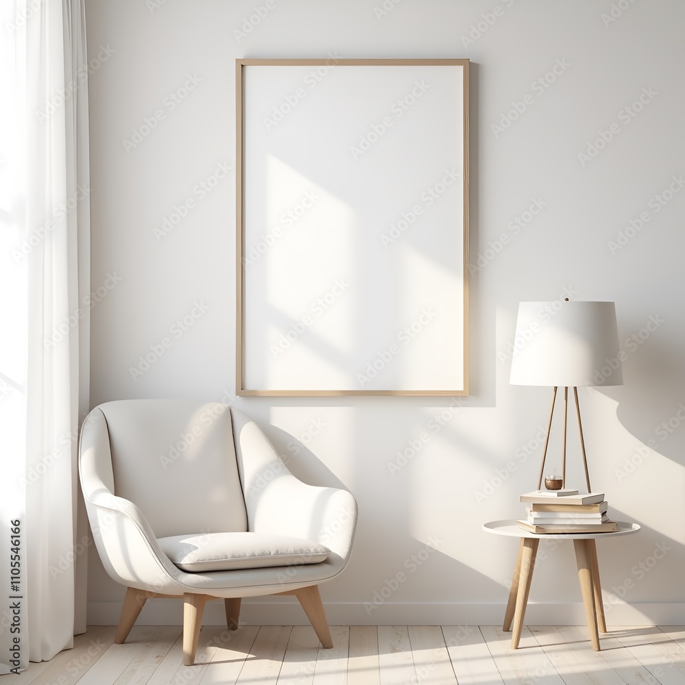 Stylish Reading Nook with Elegant Accents Stylish Reading Nook with Elegant Accents