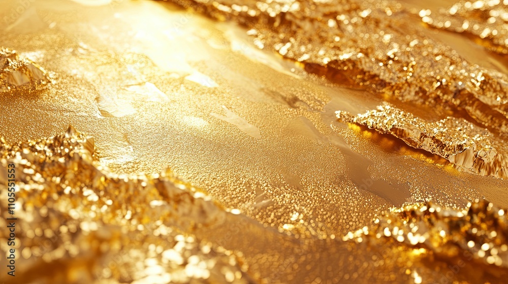 Golden textured landscape abstract art background Golden textured landscape abstract art background