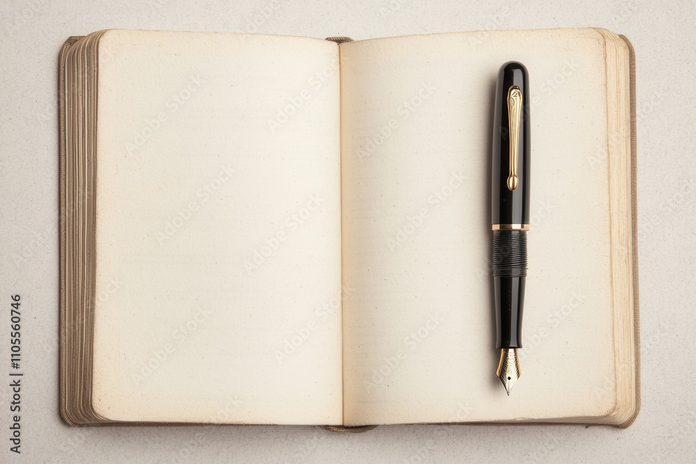 Empathy emotion and respect, An open notebook with blank pages and a sleek black pen resting on top, inviting creativity and thoughts to be penned down. Empathy emotion and respect, An open notebook with blank pages and a sleek black pen resting on top, inviting creativity and thoughts to be penned down.