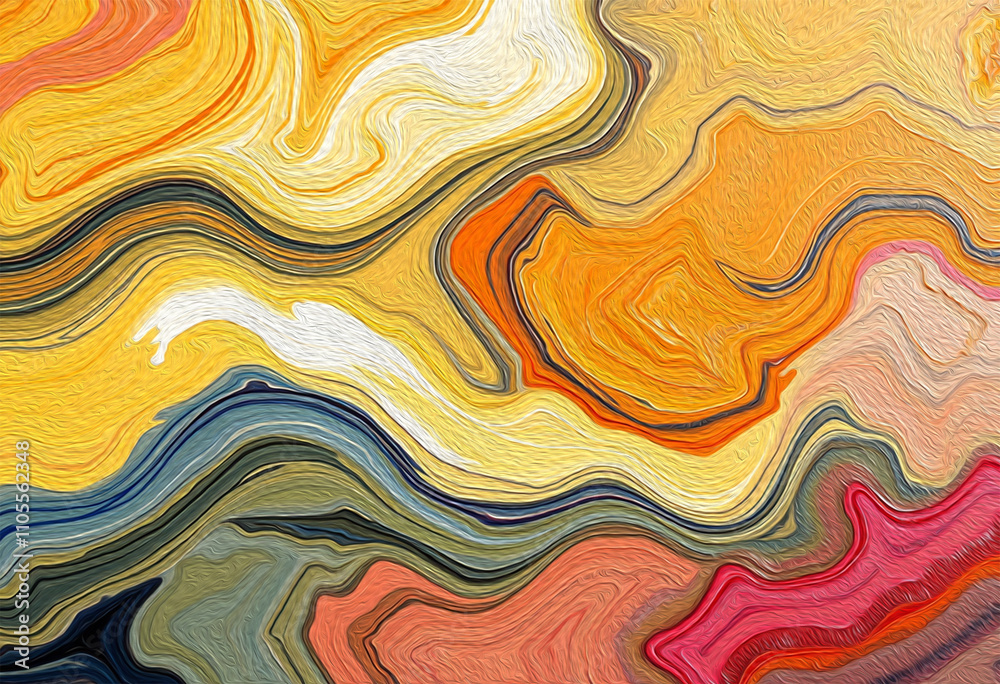 Fototapeta premium Abstract pattern for printing on wall decorations, fabrics, and for use in graphics.