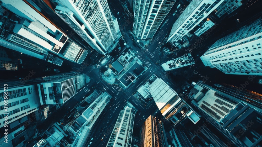 Solar panels on a futuristic cityscape top view harnessing renewable power futuristic tone Complementary Color Scheme Solar panels on a futuristic cityscape top view harnessing renewable power futuristic tone Complementary Color Scheme