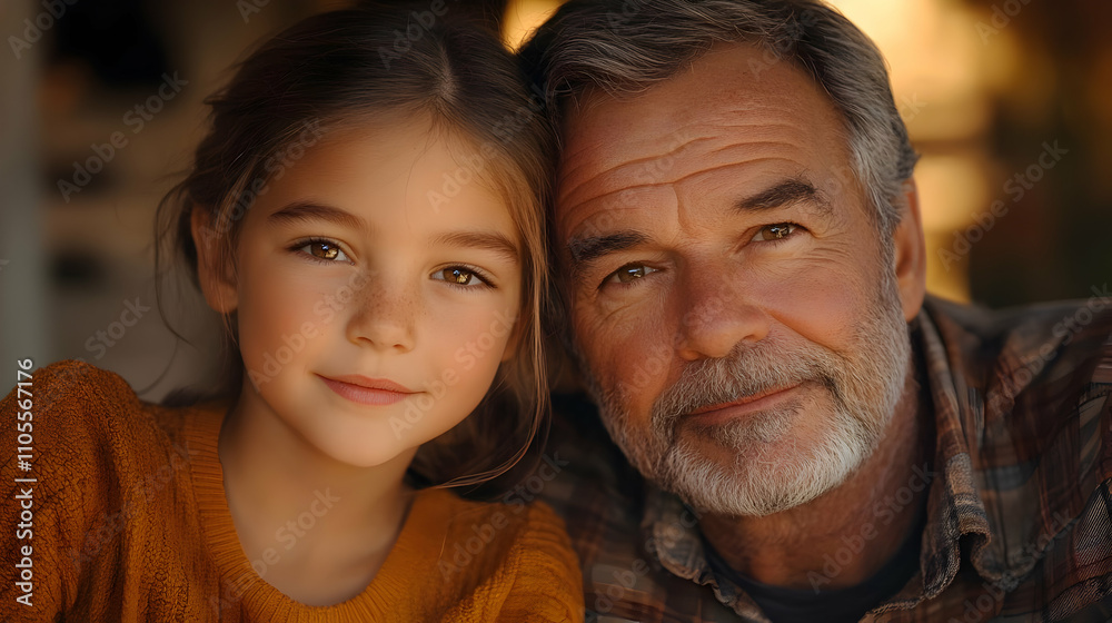 Grandfather and Granddaughter's Bond: A Story of Love and Warmth, Close Family Moments. Grandfather and Granddaughter's Bond: A Story of Love and Warmth, Close Family Moments.