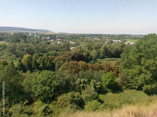 view of the valley of the river