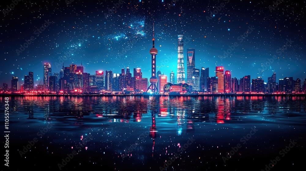 skyline modern city urban architecture Background skyline modern city urban architecture Background