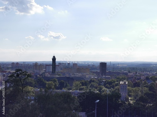 Ostrava city from high place photo