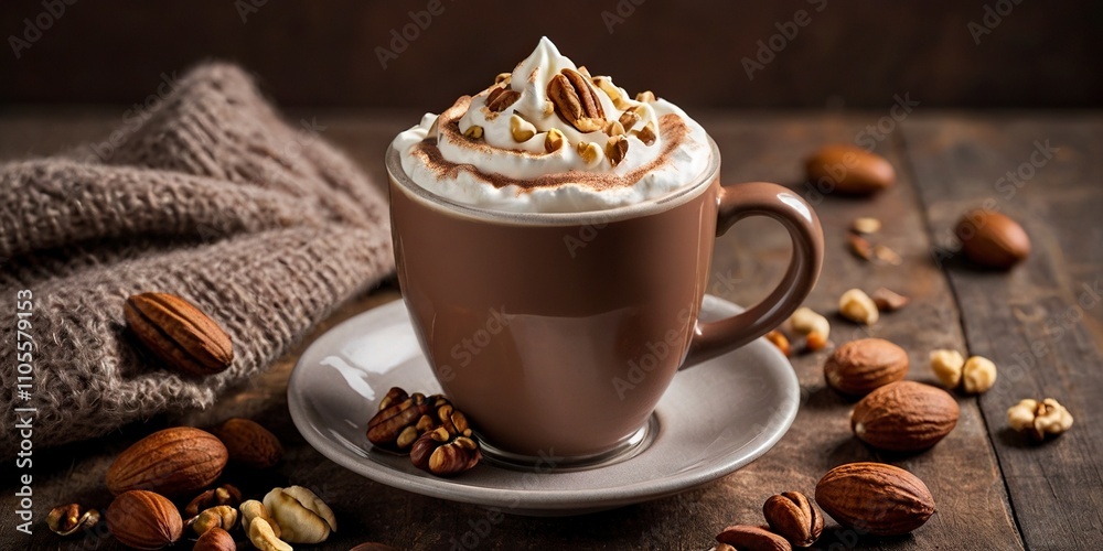 cup of coffee and chocolate cookies cup of coffee and chocolate cookies