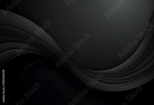 Wallpaper Mural black wave abstact background texture Torontodigital.ca