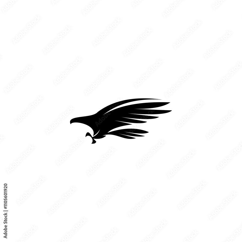 Eagle logo designs simple elegant Vector Image Eagle logo designs simple elegant Vector Image