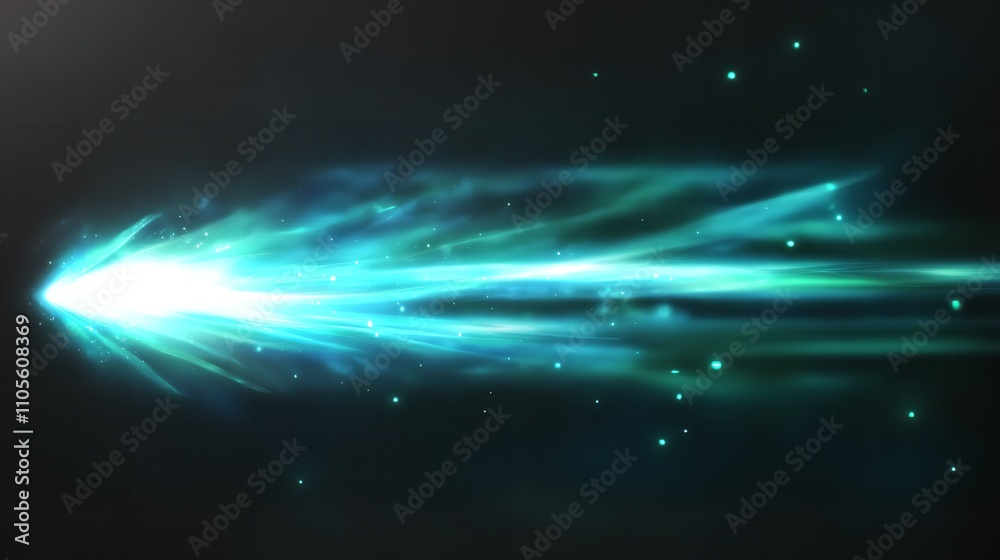 green_blue_light_speed_effect_isolated_on_white_or_transpare
