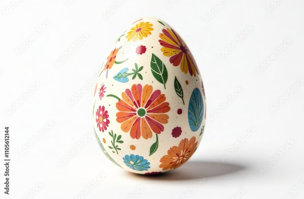 Easter eggs decorated for the holiday on a light background. Easter eggs decorated for the holiday on a light background.