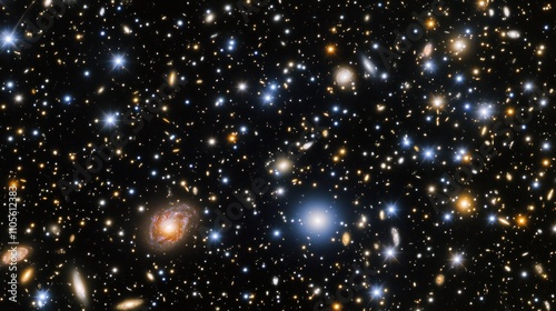 Wallpaper Mural a vast expanse of space filled with countless stars and galaxies background wallpaper AI generated image Torontodigital.ca