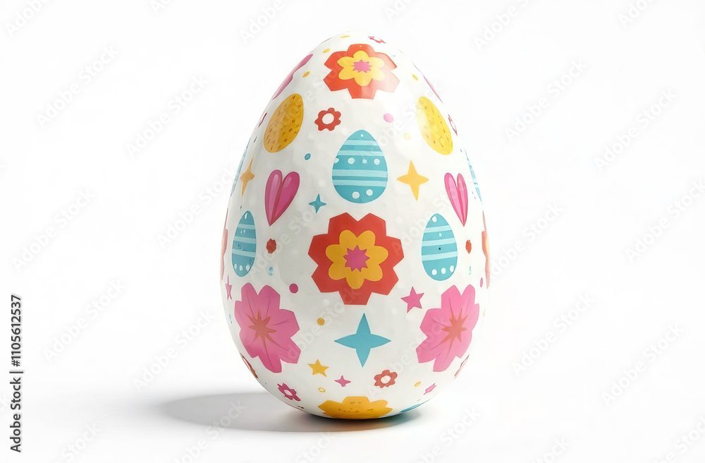 Easter eggs decorated for the holiday on a light background. Easter eggs decorated for the holiday on a light background.