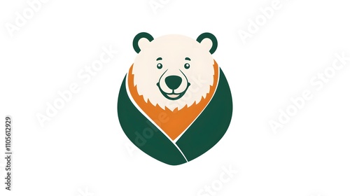 Logo, a vector graphic of a bear mascot team