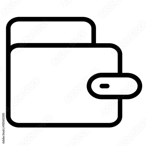 Money Pay Wallet Line Icon