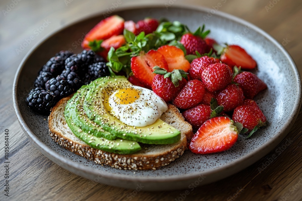 Delicious avocado breakfast plate for morning vitality boost Delicious avocado breakfast plate for morning vitality boost
