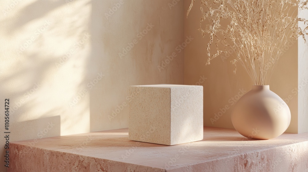 Minimalist Beige Product Displ Minimalist Beige Product Displ
