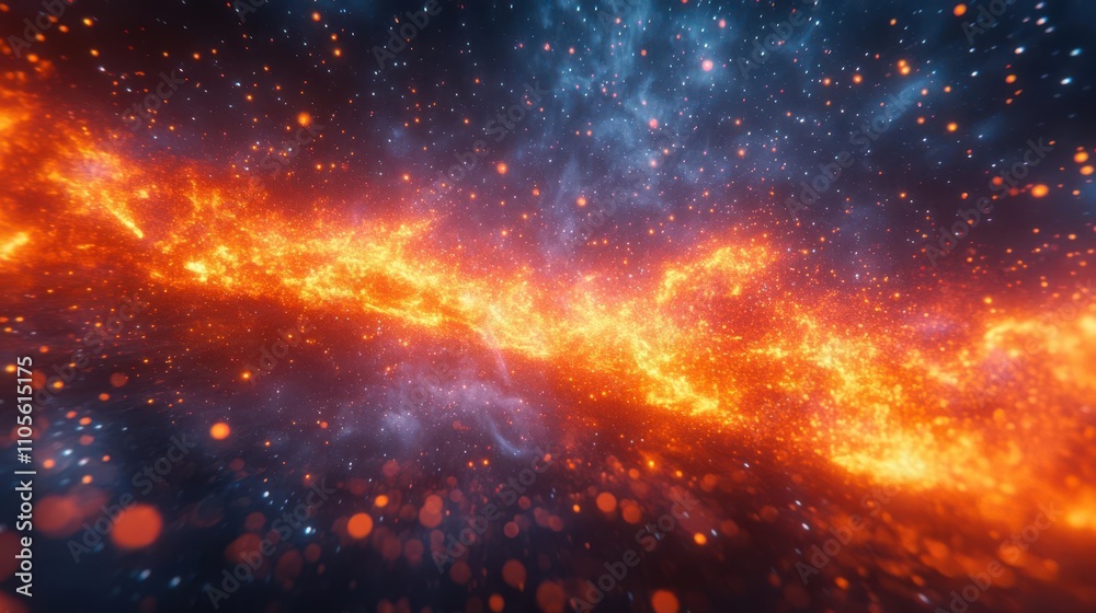 Abstract particle explosions with glowing vibrant streaks, swirling gradients, and dynamic overlays Abstract particle explosions with glowing vibrant streaks, swirling gradients, and dynamic overlays