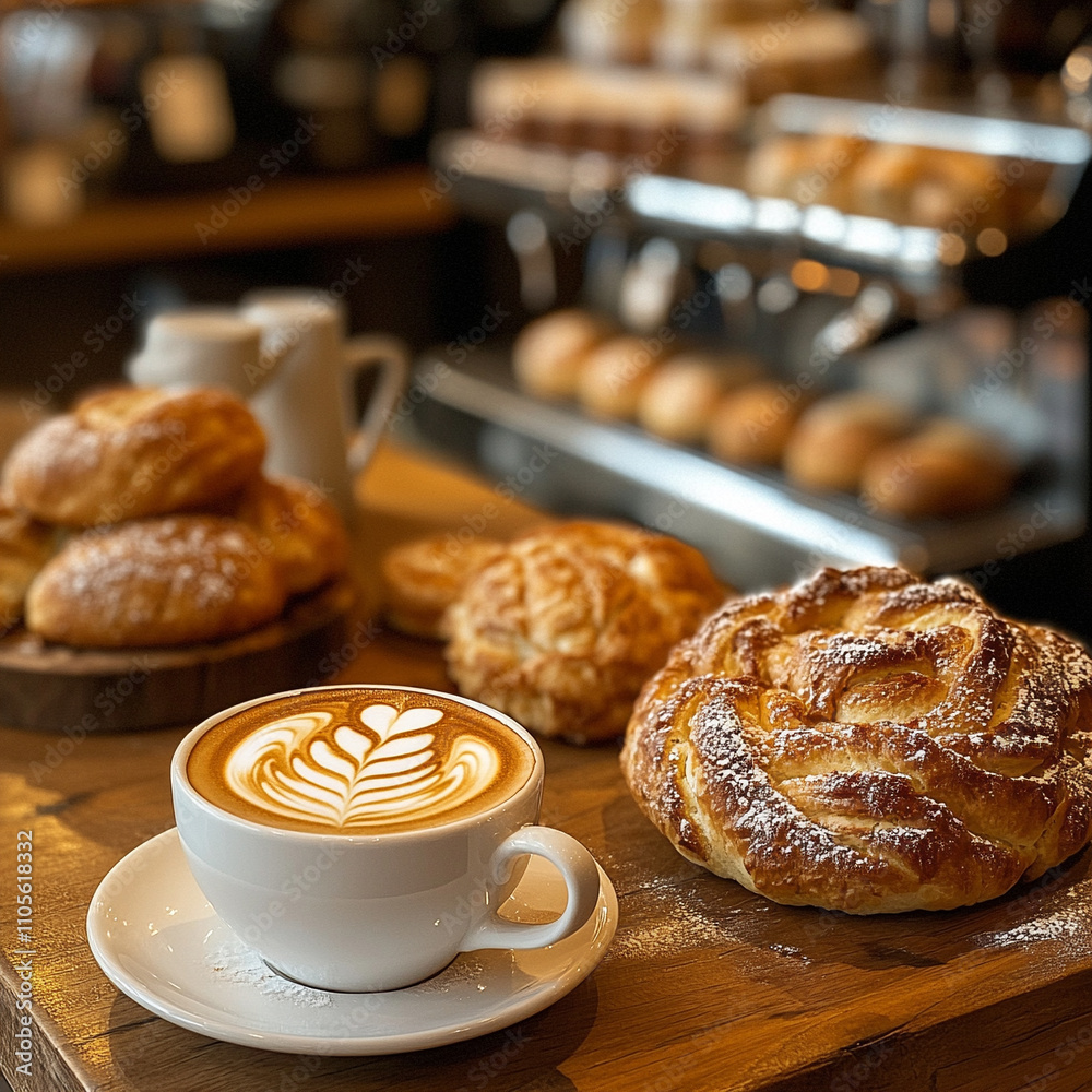 Savor delightful coffee moments with fresh pastries in the city, captivating food photography, cozy settings, and inviting atmosphere Savor delightful coffee moments with fresh pastries in the city, captivating food photography, cozy settings, and inviting atmosphere