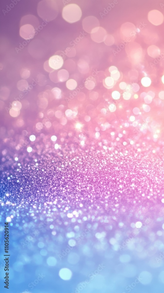 Light Blue and Purple Gradient with Snowflakes and Sparkling Lights Light Blue and Purple Gradient with Snowflakes and Sparkling Lights