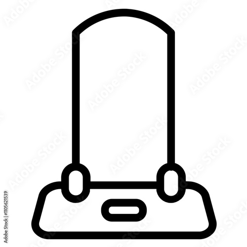 Key Lock Security Line Icon