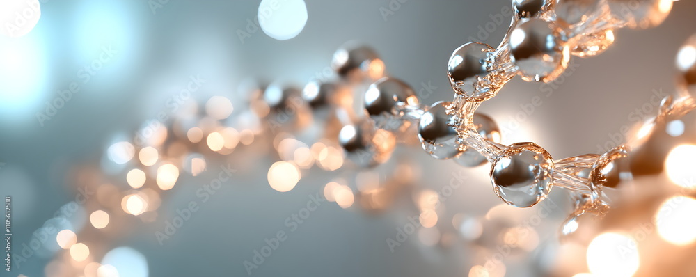 Silver molecule, nanotechnology, peptide collagen background, 3D molecular background, cosmetic scientific banner. Moisturizing, hyaluronic acids, medical skin care poster beauty chemistry Silver molecule, nanotechnology, peptide collagen background, 3D molecular background, cosmetic scientific banner. Moisturizing, hyaluronic acids, medical skin care poster beauty chemistry