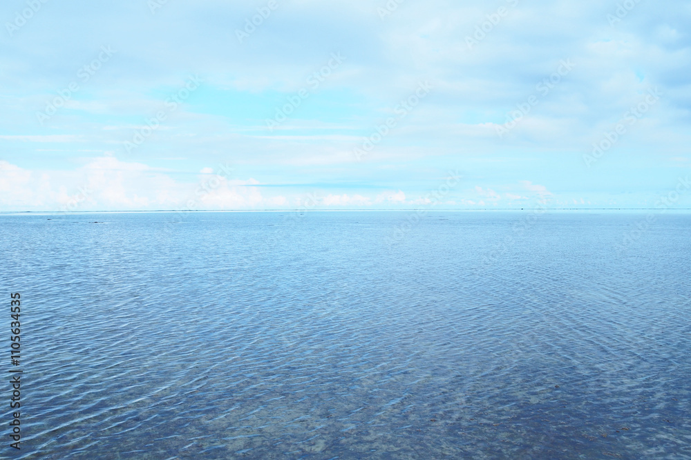 Obraz premium 青空と海