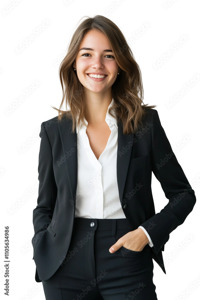 Business woman stands,confidence and success on business,PNG,clipart,transparent background. Business woman stands,confidence and success on business,PNG,clipart,transparent background.