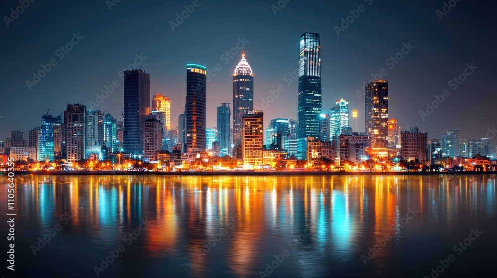 Urban elegance nighttime luxury apartments and investments Urban elegance nighttime luxury apartments and investments