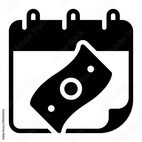calender glyph icon
