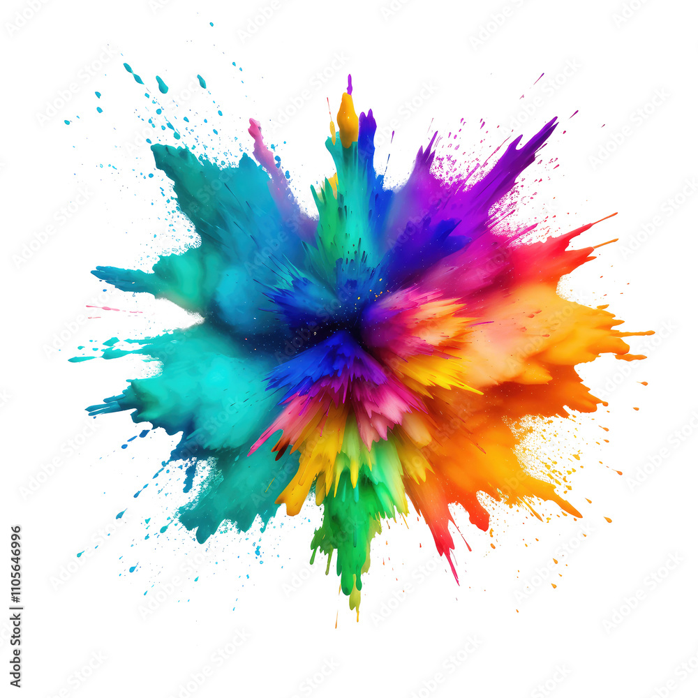 color splash isolated on white. color splash isolated on white.