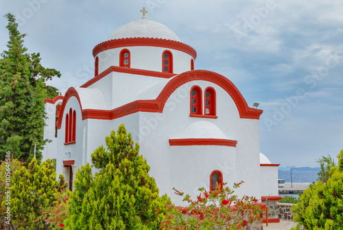 Church of Agios Nikita, Mandraki, Nisyros Island, Dodecanese Islands, Greek Islands, Greece