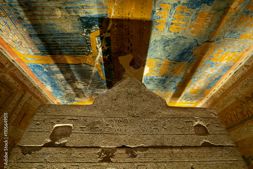 Ramses IV tomb, Valley of the Kings, UNESCO World Heritage Site, Thebes, Luxor, Egypt, North Africa photo