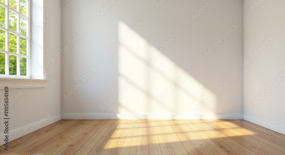 Obraz premium empty room with window